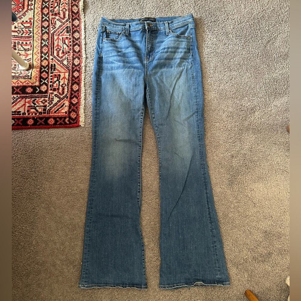 Veronica Beard Beverly Skinny Flare High Rise Jeans